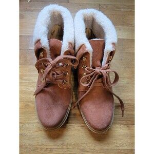 Talbots NEW Tayce Silky Suede Crepe Wedge‎ Bootie 9